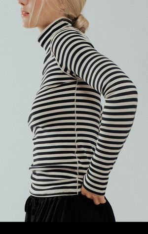 Stripes & Sass Turtleneck