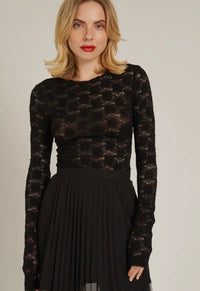 Midnight Muse Lace Top
