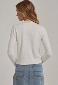 Lace Trimmed Cardi