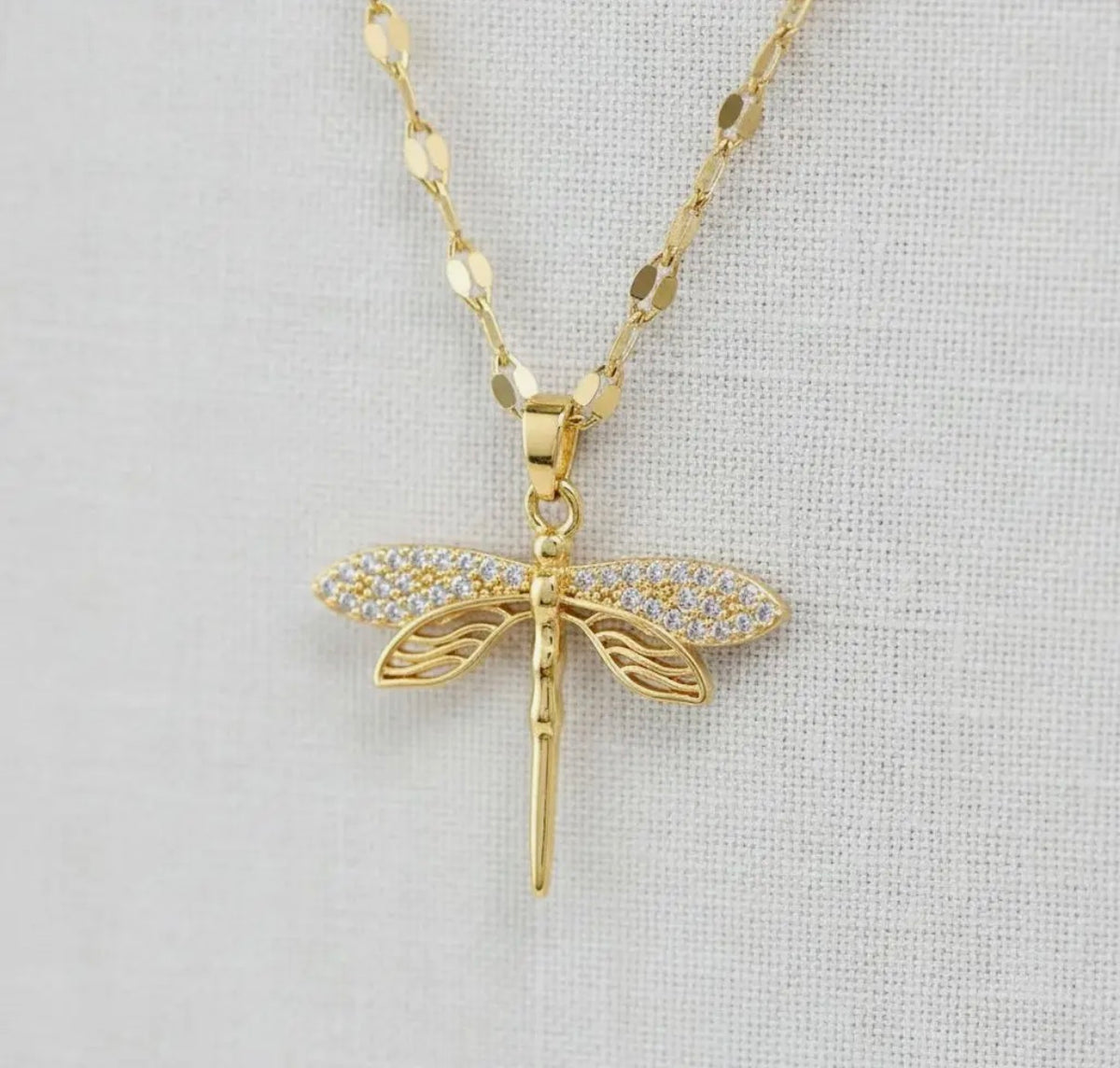 Dragonfly Sparkle Necklace