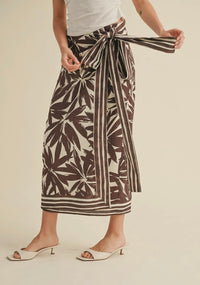 Tropic Tides Wrap Skirt