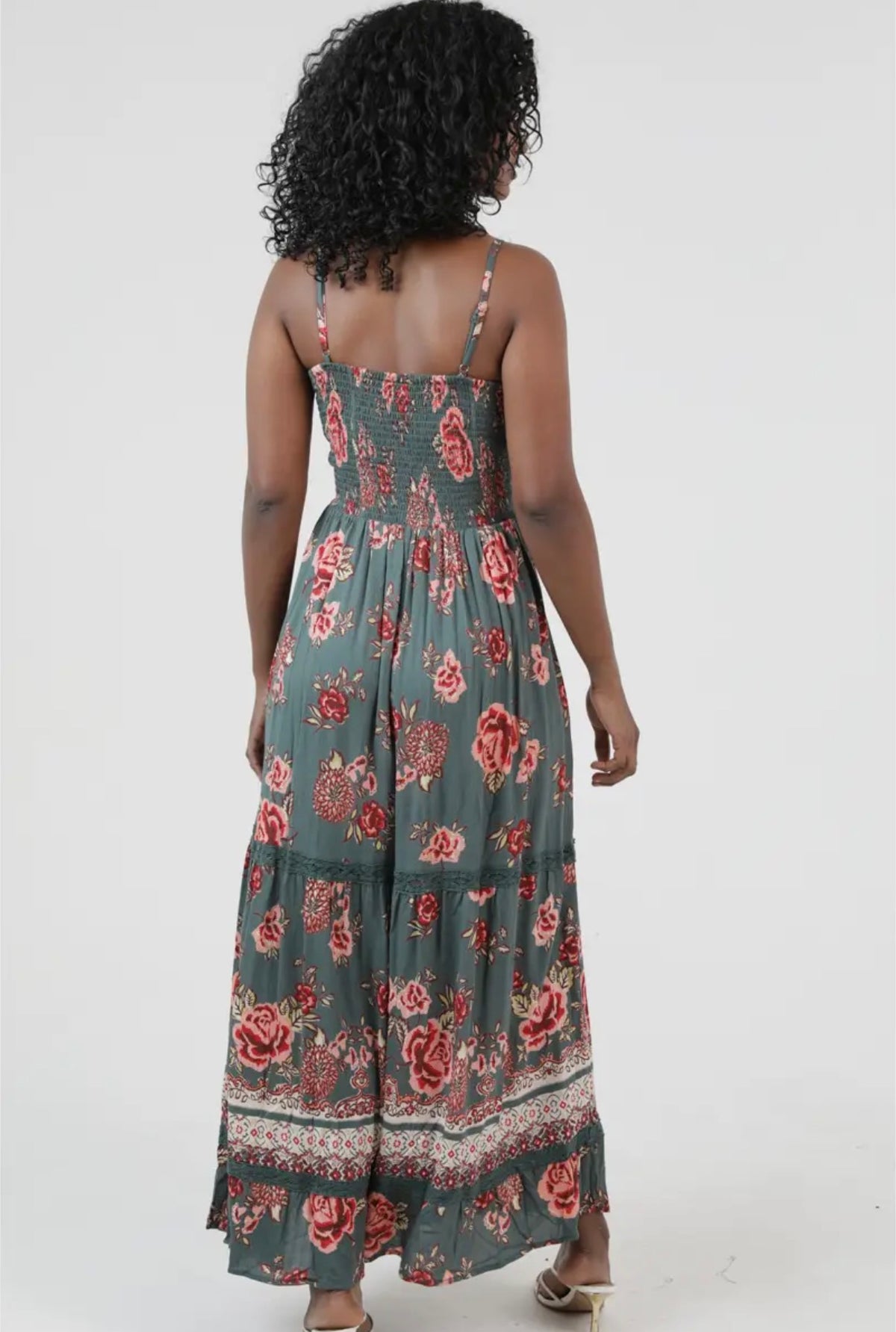 Twist Front Maxi Dress