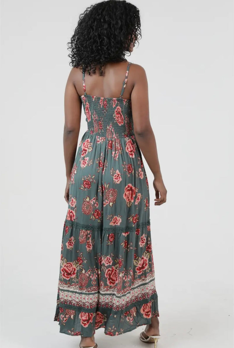 Twist Front Maxi Dress