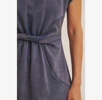 The Soft Slate Knot Dress