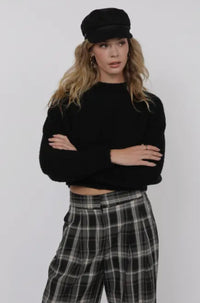 Overlap Back Sweater