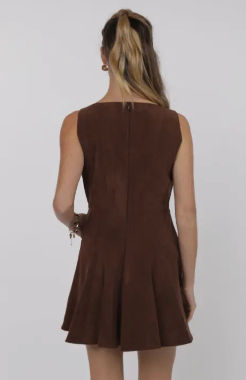Saddle Up Suede Dress