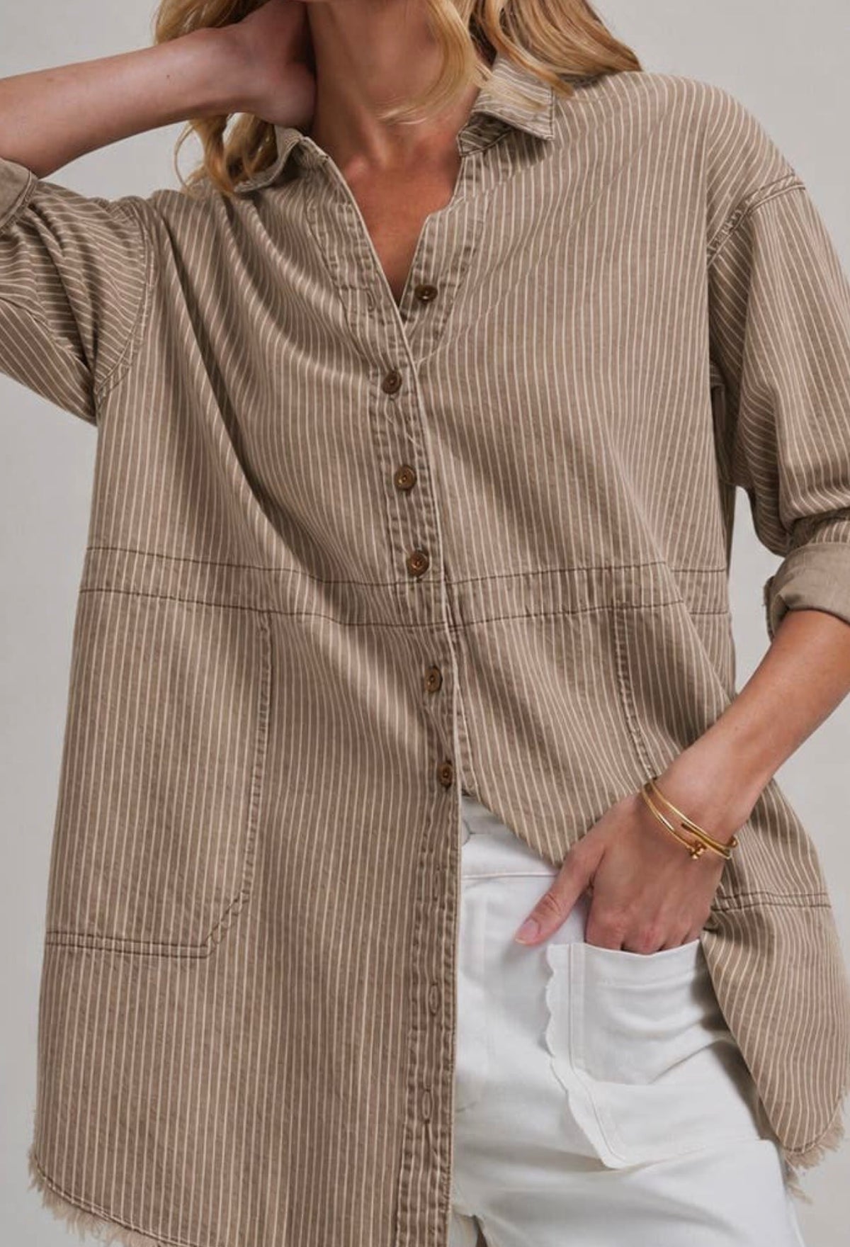 The Harvest Stripe Linen Shirt