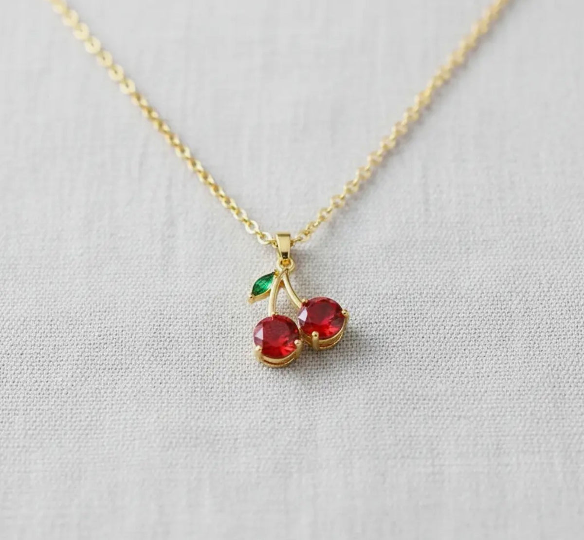Classic Cherry Necklace