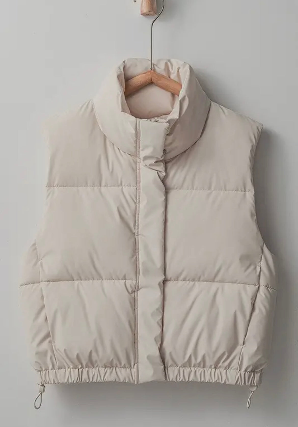 Vanilla Frost Puffer Vest