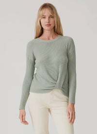 Soft Sage Twist Knit