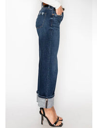 Weekend Cuff Wide-Leg Jeans