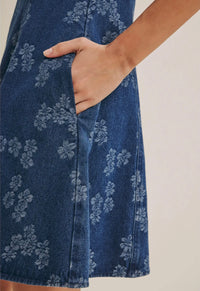 Blue Bell Denim Zip Dress