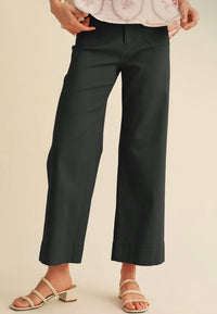Everyday Wide Leg Pant – Black