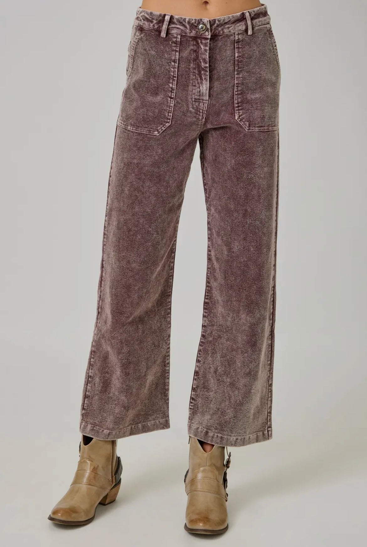 Dusty Chocolate Cord Flares