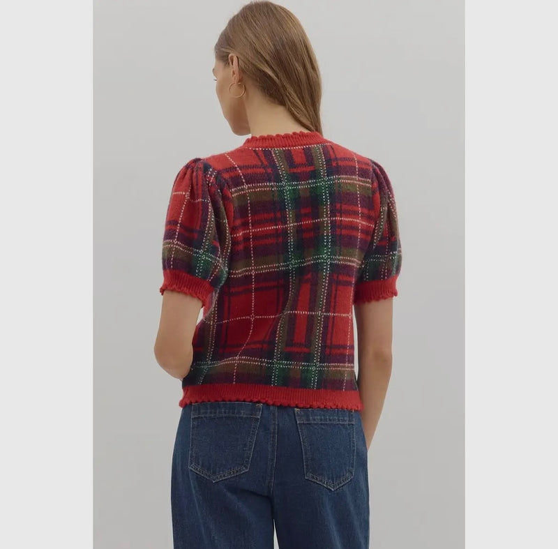 Candy Cane Cozy Cardigan