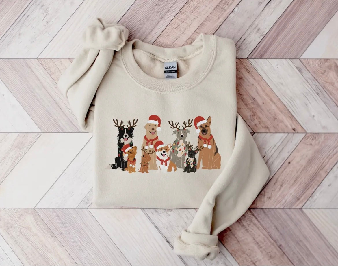 Holiday Dogs Sweatshirt