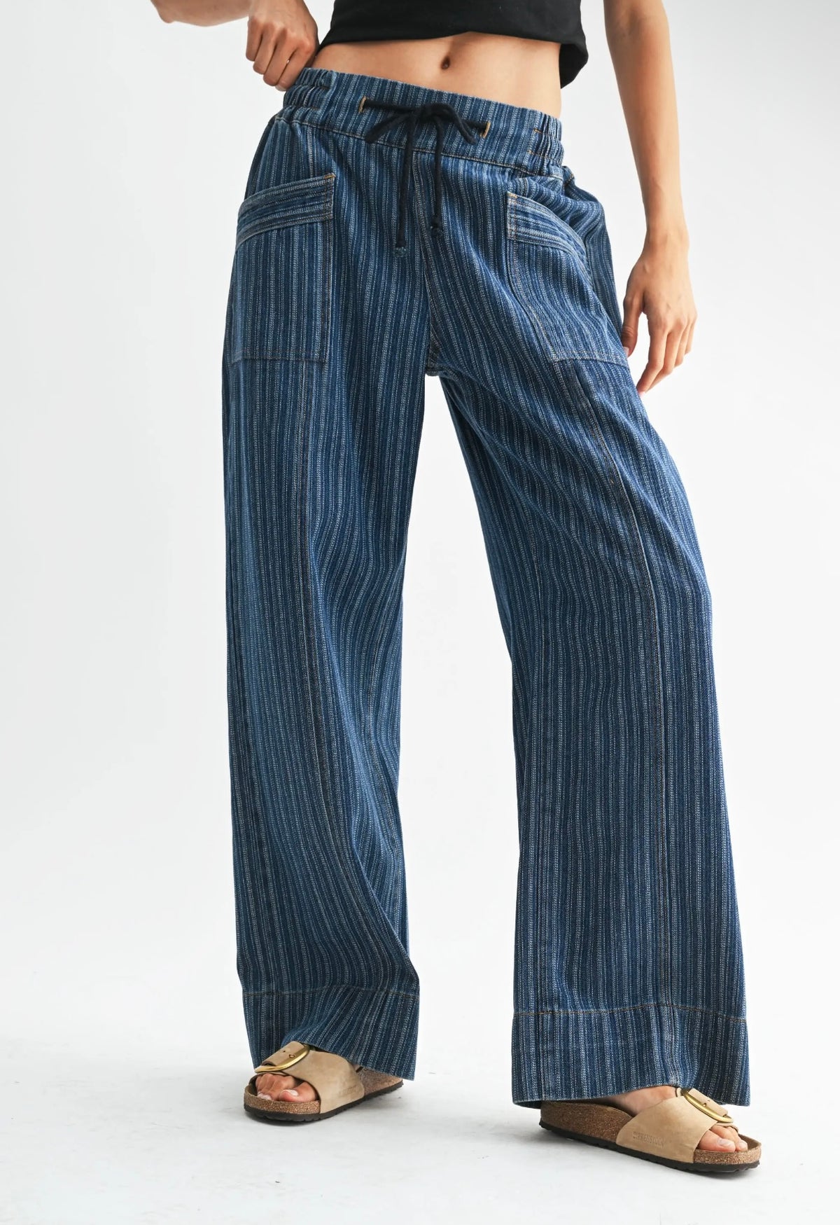 Weekend Striped Denim