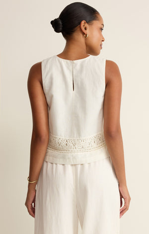 Sloan Embroidered  Top Tank