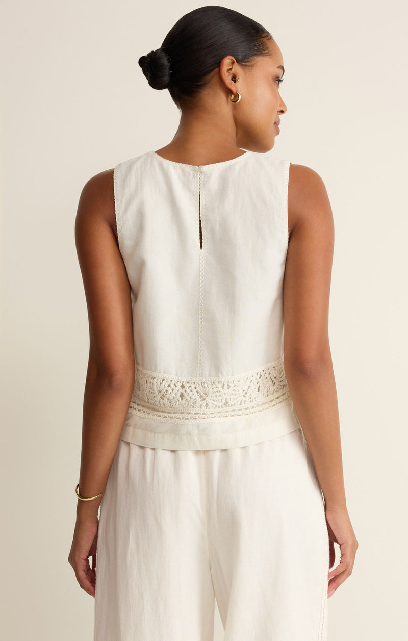 Sloan Embroidered  Top Tank