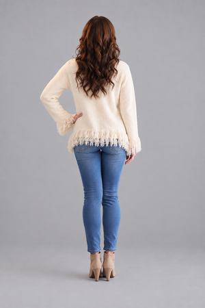 Winter Fringe Sweater