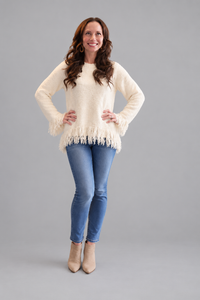 Winter Fringe Sweater
