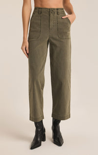 Bobbi Washed Grape Leaf Pant