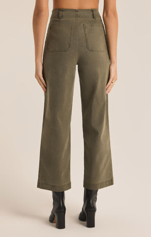 Bobbi Washed Grape Leaf Pant