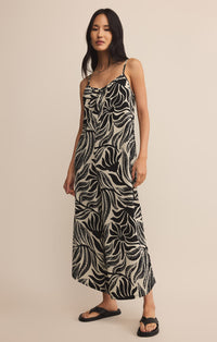 Flared Isla Leaf Jumpsuit