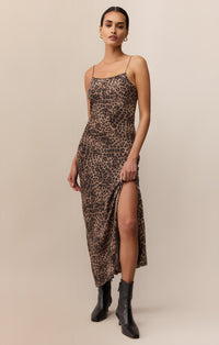 Cielo Leopard Midi Dress