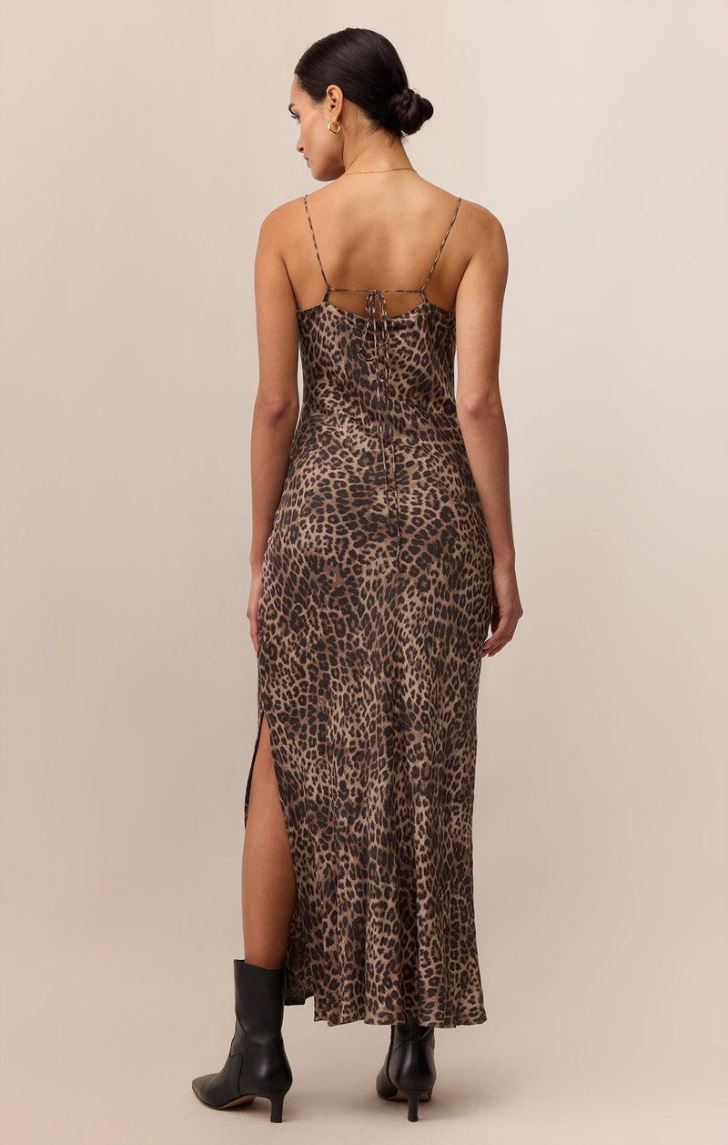 Cielo Leopard Midi Dress