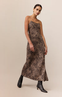Cielo Leopard Midi Dress