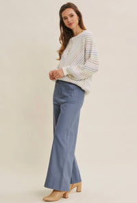 Blue Haze Wide Leg Pant