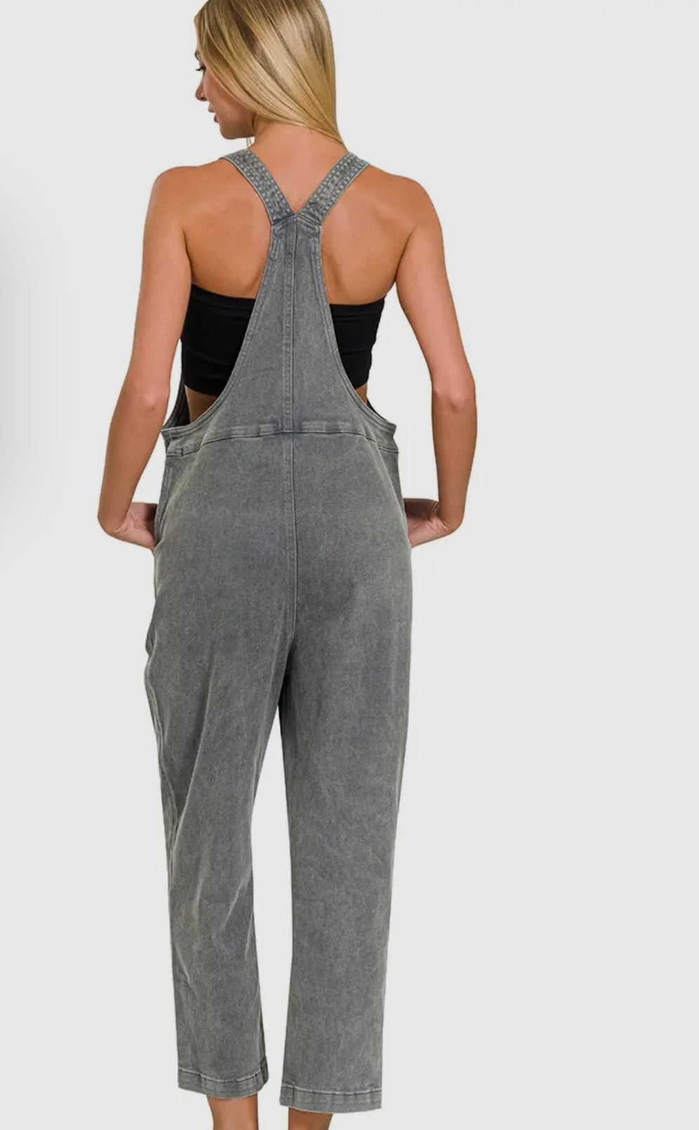 Ash Knot Relaxed Overalls