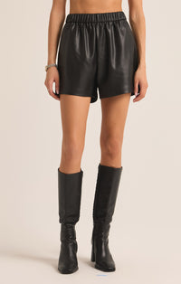 Tia Faux Leather Short