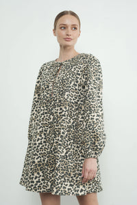 Leopard Print Bow Dress