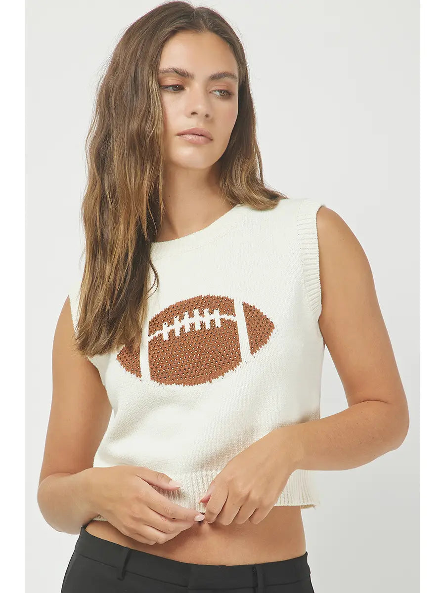 Football Sweater Vest