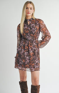 Celebrate Her Keyhole Mini Dress